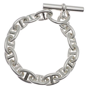 HERMES Silver Charm Bracelet